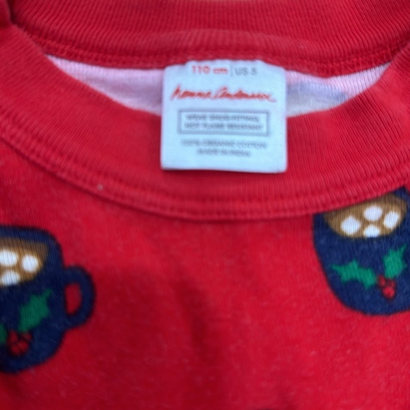 Hanna Andersson Hot Cocoa Pajama Top (only) Size 5 - Picture 3 of 3